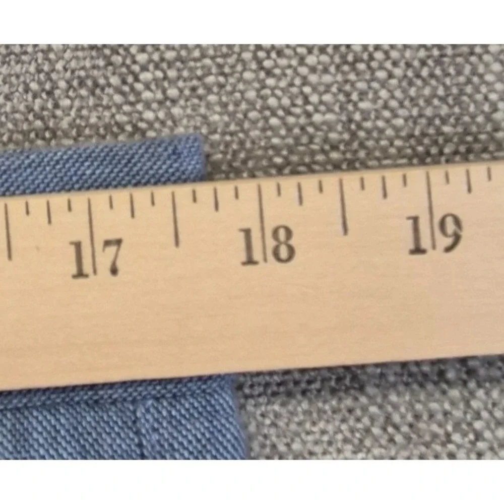 Banana Republic Aiden Fit Men's 34x34 Linen Cotton blend Pants Blue Flat front